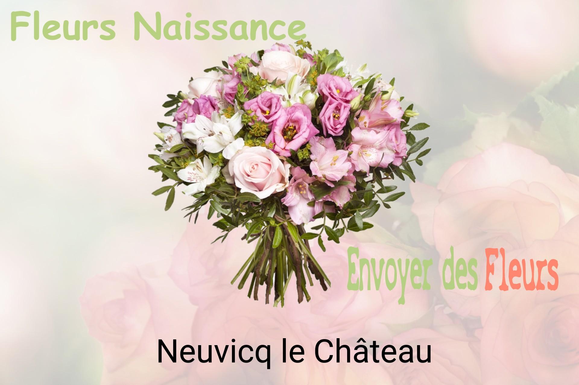 Bouquet de fleurs de naissance livré à Neuvicq-le-Château